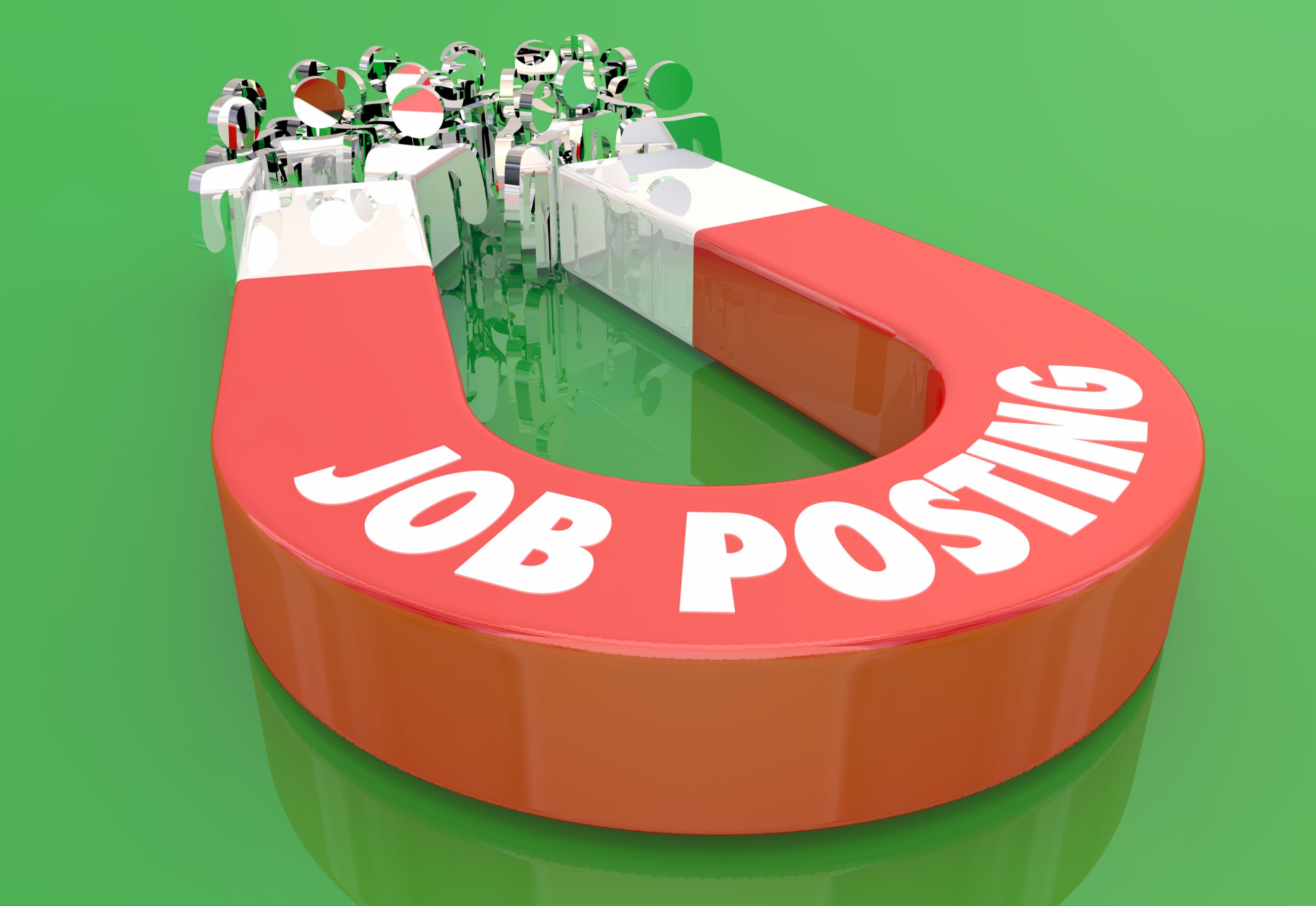 magnet attracting job candidates